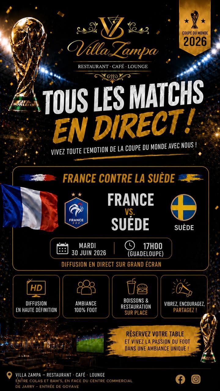 Affiche France vs Suède