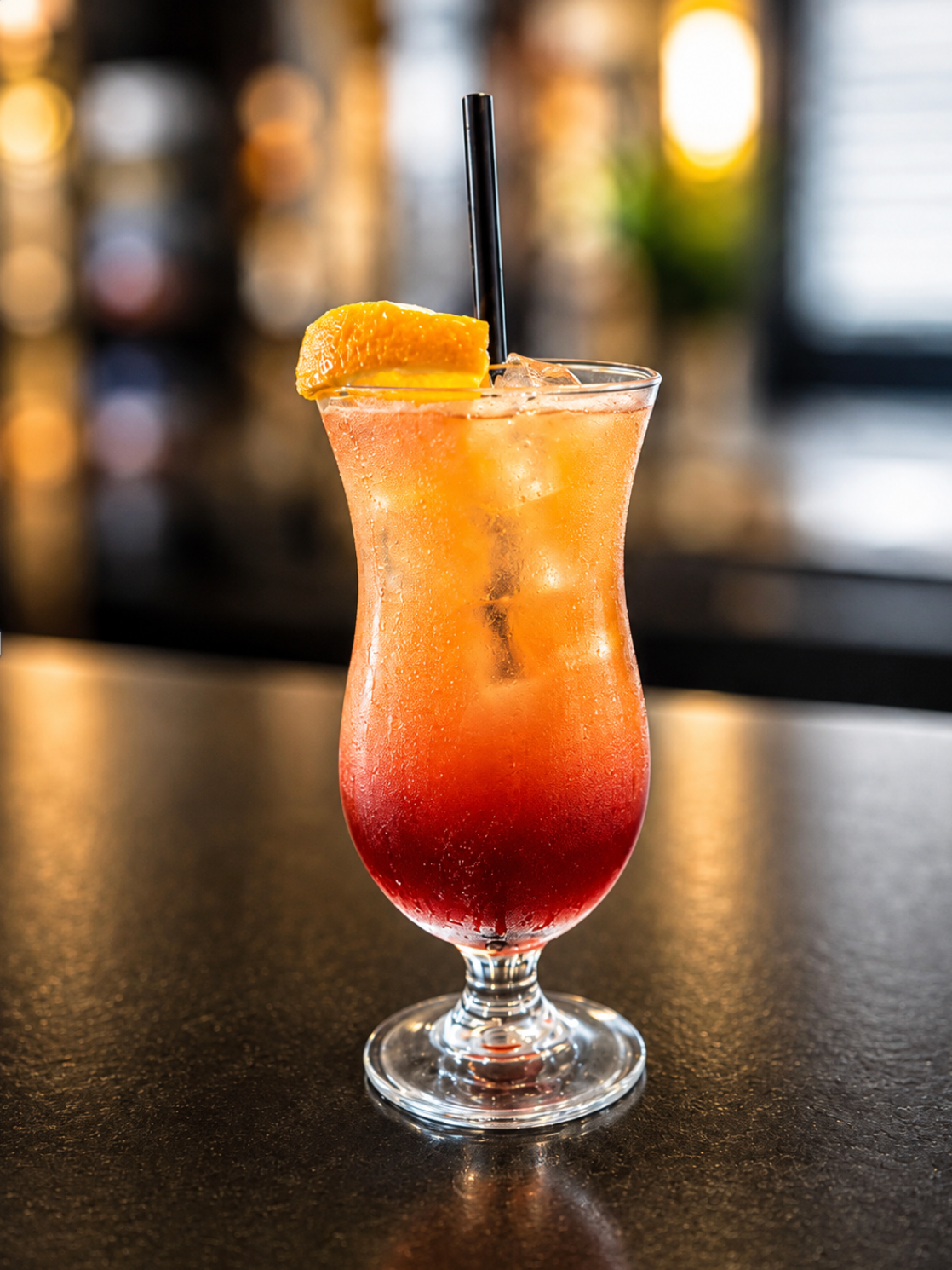 Cocktail aux agrumes servi au bar Villa Zampa
